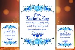 Floral Mother&#039;s day Greeting Card Product Image 1