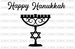 Menorah/Hanukkiah SVG Cut File Product Image 2