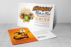 10 Halloween Postcards Bundle Product Image 4