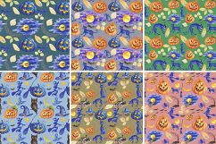 Halloween Seamless Patterns Product Image 4