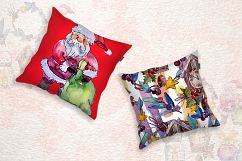 Merry Christmas holiday PNG watercolor set Product Image 3