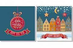 Christmas template. Big bundle. 30 greeting card. Christmas invitation. Xmas flyer Product Image 13