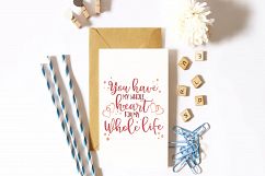 You Have My Whole Heart For My Whole Life SVG File, JPEG, Instant Download, Cricut Silhouette Cutting file, Vinyl, Inspiration Quote, Vector Product Image 2