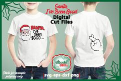 Santa, I&#039;ve Been Good - Vector Cut Files - SVG Christmas Product Image 2