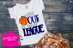 Way Out of Your League - Basketball SVG Product Image 1