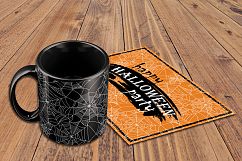 2 Halloween Holiday Seamless Patterns with spider web Product Image 2