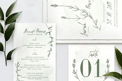 Natural Floral Wedding Invitation Suite Product Image 3