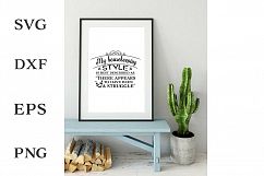 My housekeeping style SVG cut file Product Image 2