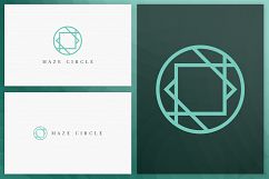20 Circle geometric logos - outline Product Image 3