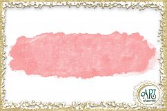 Brush Strokes in Blush Pink - Pink Glitter - Digital Clipart 24 of beautiful PNG files Product Image 23