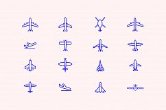 Aviation Blue Icons Product Image 1