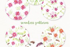 Watercolor Boho Set &amp; Patterns Product Image 4