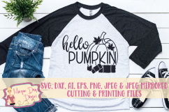 Hello Pumpkin SVG, DXF, AI, EPS, PNG, JPEG Product Image 1