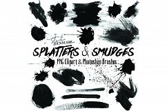 Watercolor Photoshop Brushes - 19 Brushes Product Image 1