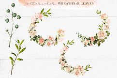 Farmhouse Watercolor Flowers &amp; Monograms Product Image 11