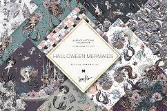 Halloween Mermaid Patterns Product Image 1