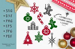 Christmas Hanging Decorations - SVG EPS DXF PNG PDF JPG  Product Image 1