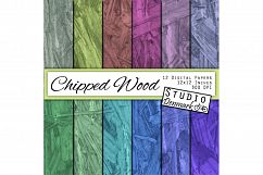 Chipped Wood Digital Paper - Pastel Rustic Woodchip Texture Product Image 1