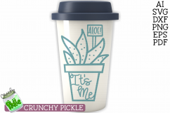 Aloe It&#039;s Me Pot SVG Product Image 3