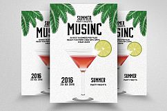 Cocktail Music Party Flyer Product Image 1