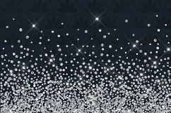 16 Glitter Confetti Border Overlay Papers Product Image 2