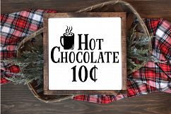 Christmas SVG Cut File - Hot Chocolate SVG DXF PNG EPS JPG Product Image 2