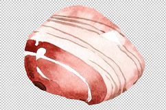 Watercolor semi precious stones PNG set Product Image 6