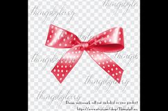 56 Red Bows and Ribbons Clip Arts PNG Transparent Product Image 9
