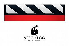 Video Log - Movie Production &amp; Entertainment Media Stock Logo Template for Blog &amp; Apps Product Image 3
