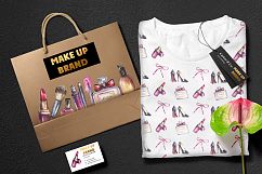 Makeup Cosmetics Watercolor Clipart Product Image 8