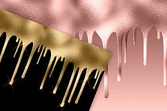 Foil Drips Digital Paper Product Image 2