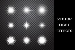 Sparkles. Vector light effects set Product Image 1