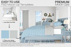 Bedding Mockup Set - Coastal Style Product Image 5