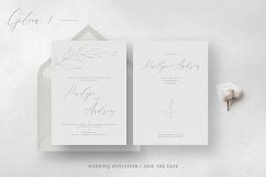 Elegant Floral Wedding Invitation Suite Product Image 8