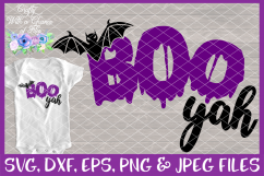 Halloween Boo Yah SVG Cutting File for Cricut &amp; Silhouette Product Image 1