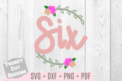 Bundle, Flower Wreath Birthday Set SVG Product Image 7