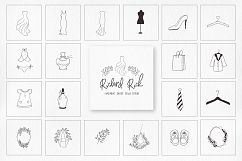 100 Hand drawn design elements. Logos. Product Image 4