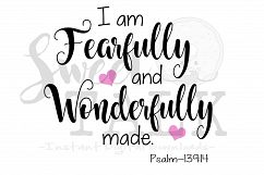 I am fearfully and wonderfully made-Instant digital download Product Image 1