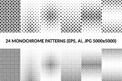24 Star Patterns (AI, EPS, JPG 5000x5000) Product Image 1