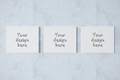 3 horizontal canvas 8x10 inch mockup Product Image 1