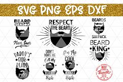 Beard Bundle SVG Cut File, Hipster SVG, Man, EPS DXF PNG Product Image 1