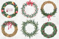 Watercolor Christmas cliparts Product Image 7