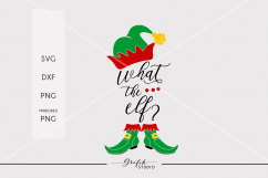 What the Elf Christmas SVG Product Image 2