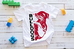 Bulldogs Voleyball SVG lady ladydogs, football svg 966S Product Image 1