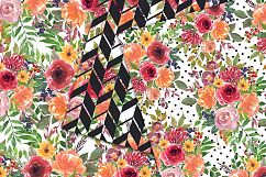 Autumn Watercolor Digital Paper Product Image 2