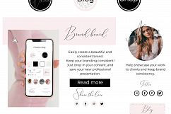 Web graphics pink, black, marblegold Product Image 3