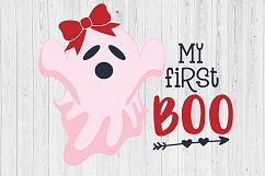 Halloween Baby My First Boo SVG Kids Halloween SVG DXF Product Image 3