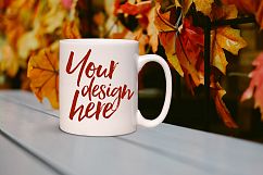 Autumn mug mock-up bundle - 8 jpeg mockups Product Image 3