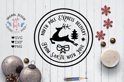 North Pole Express Delivery / From Santa Christmas Cut Files Product Image 4