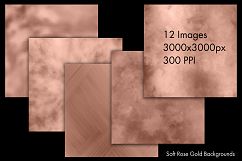 Soft Rose Gold Backgrounds - 12 Image Set Product Image 2